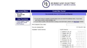 create regular tunne